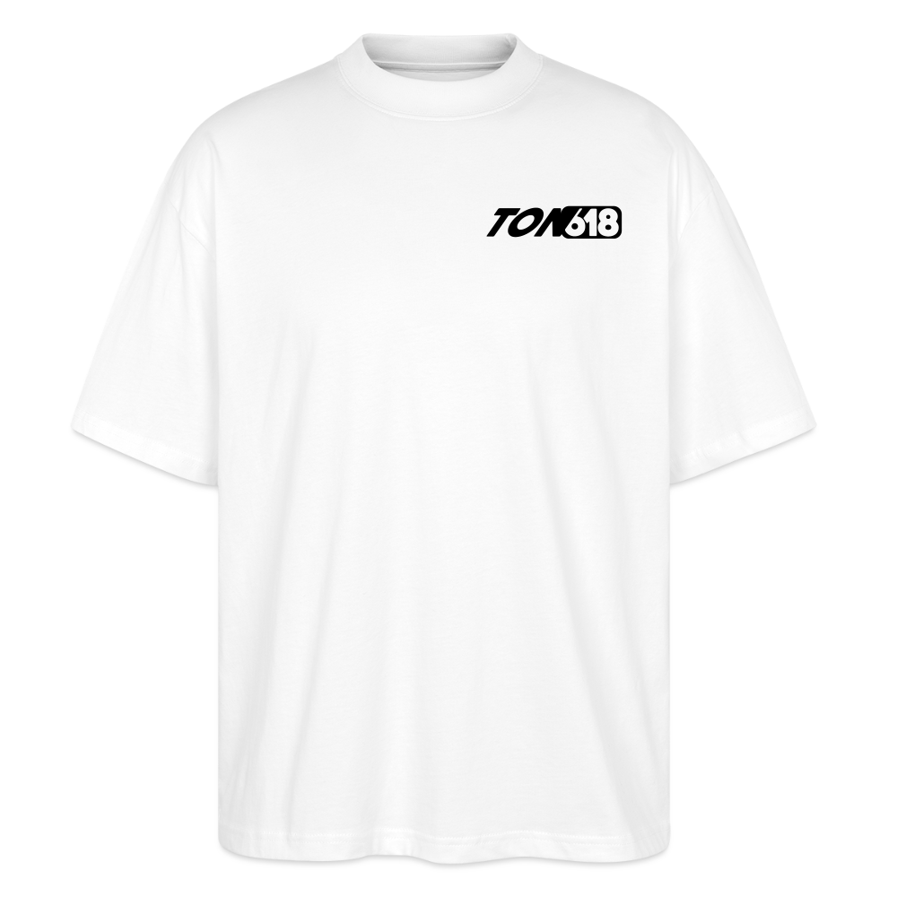 Oversized Unisex Organic T-shirt Blaster - white