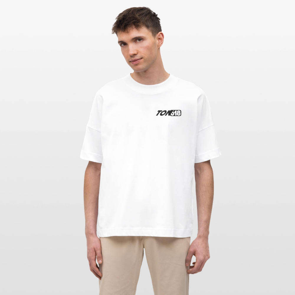 Oversized Unisex Organic T-shirt Blaster - white