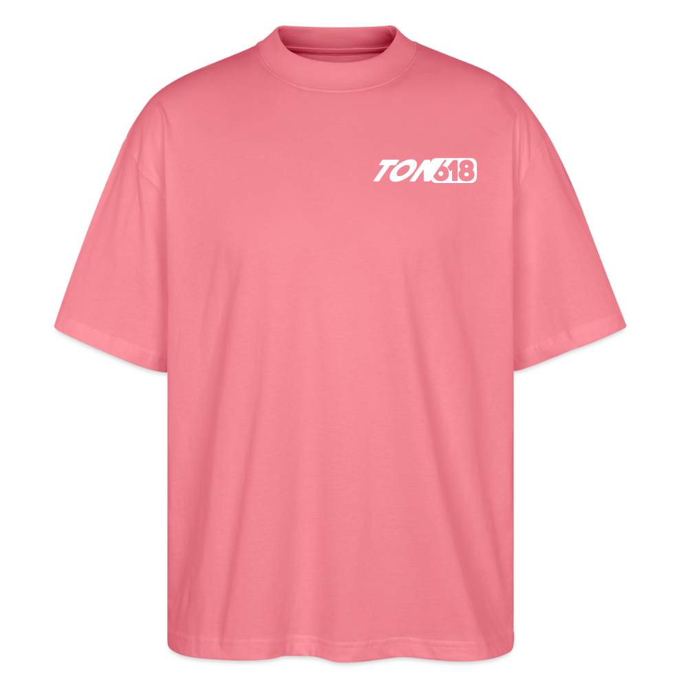 Oversized Unisex Organic T-shirt Blaster - pink joy