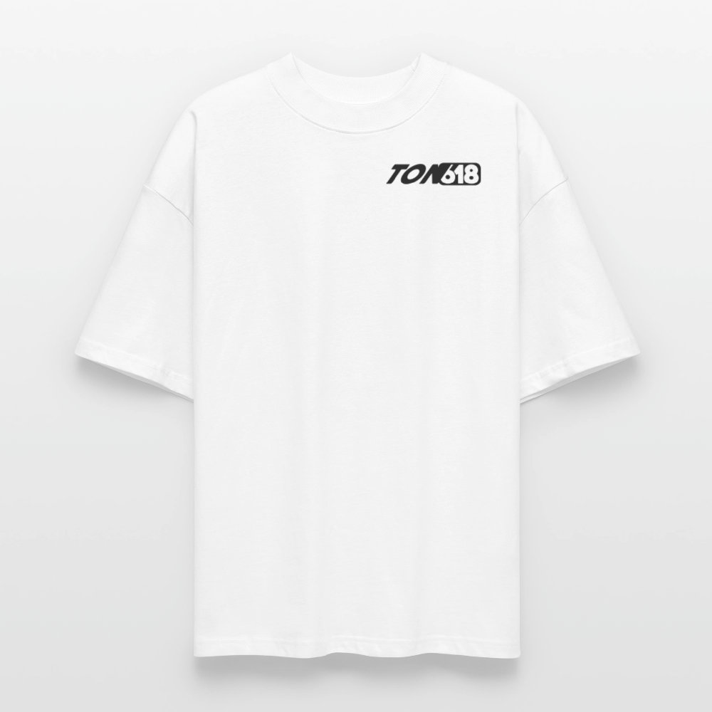Oversized Unisex Organic T-shirt Blaster - white