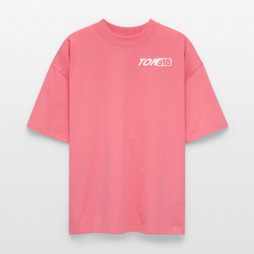 Oversized Unisex Organic T-shirt Blaster - pink joy