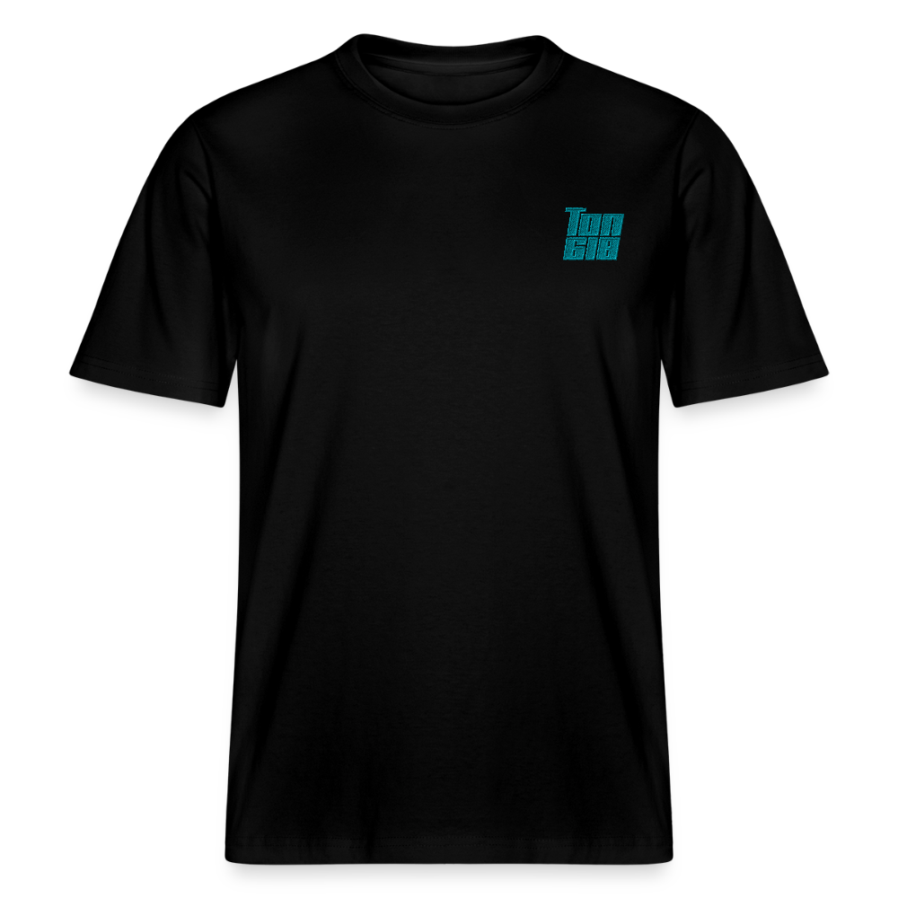T-Shirt Regular Fit Unisex Organic - Dark Türkis - black