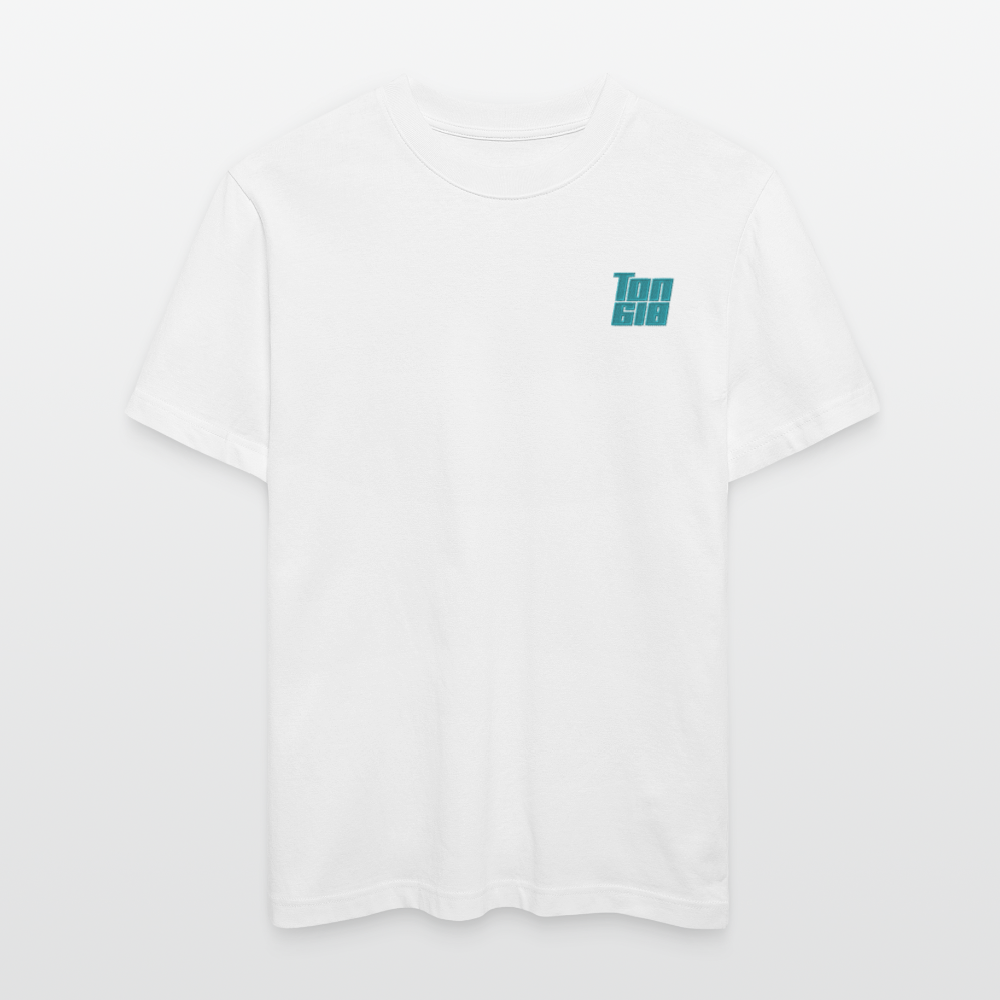 T-Shirt Regular Fit Unisex Organic - Bright White Türkis - white