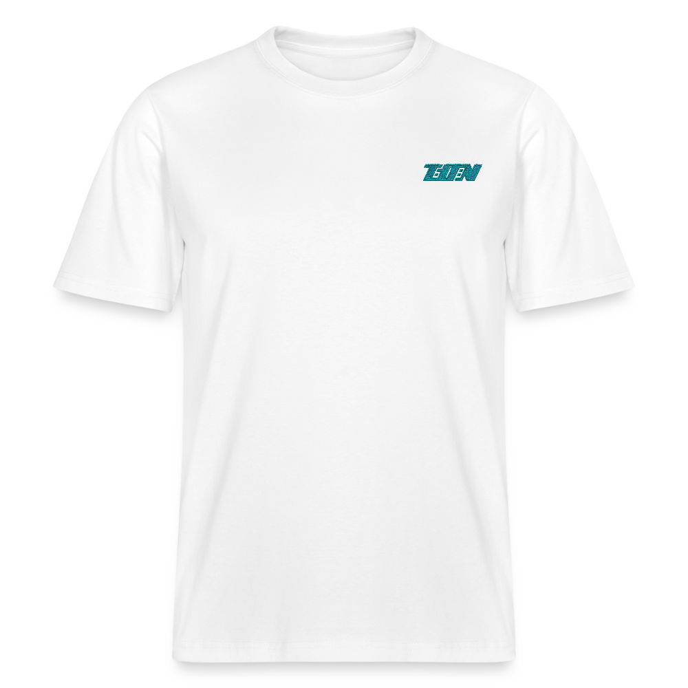 T-Shirt Regular Fit Unisex Organic - Star White Türkis - white