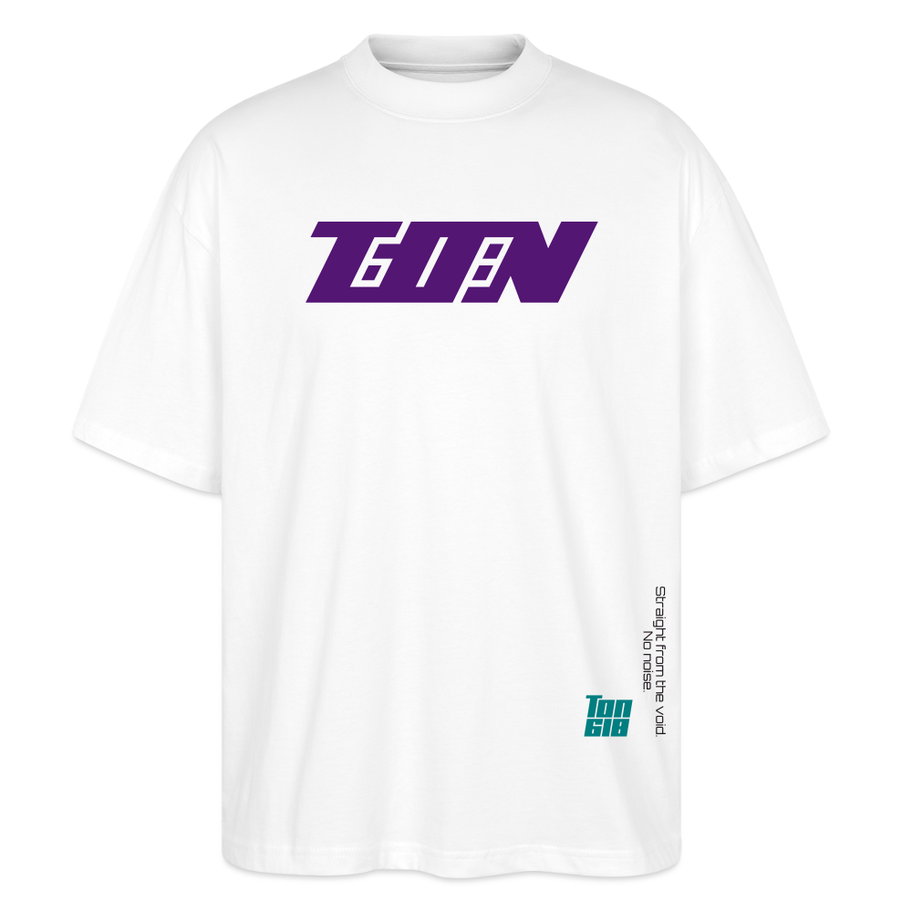 T-Shirt Oversized Unisex Organic - Straight Edition - white
