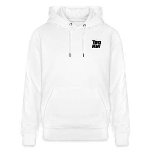 Hoodie CRUISER Unisex Organic - Black on White - white