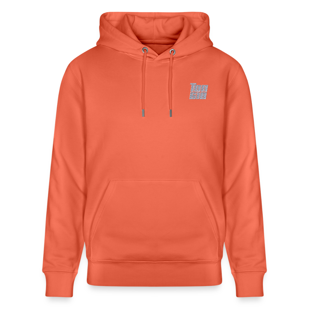 Hoodie CRUISER Unisex Organic - Flamingo Eats Peaches - light red