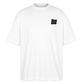 T-Shirt Oversized Unisex Organic - White & Black - white