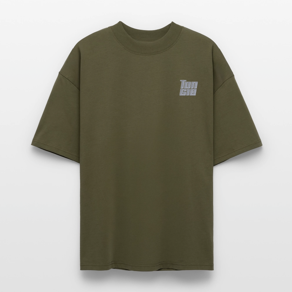 T-Shirt Oversized Unisex Organic - Forest Night - khaki