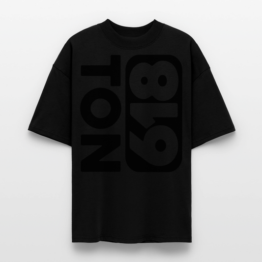 Black Edition Oversized Unisex Organic T-shirt Blaster - black