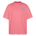 T-Shirt Oversized Unisex Organic - Flamingo - pink joy 