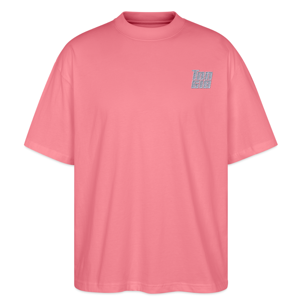 T-Shirt Oversized Unisex Organic - Flamingo - pink joy 