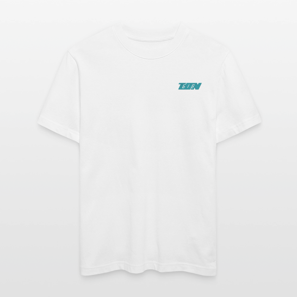 T-Shirt Regular Fit Unisex Organic - Star White Türkis - white