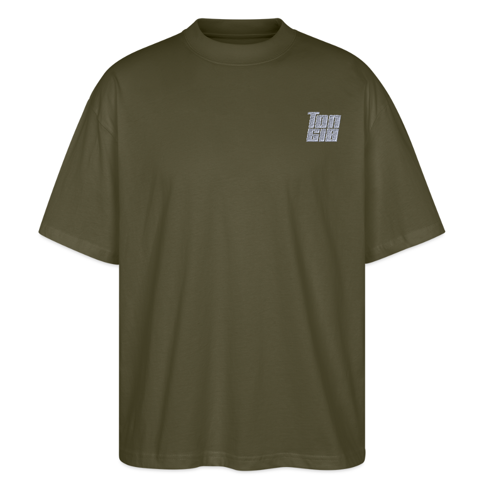 T-Shirt Oversized Unisex Organic - Forest Night - khaki