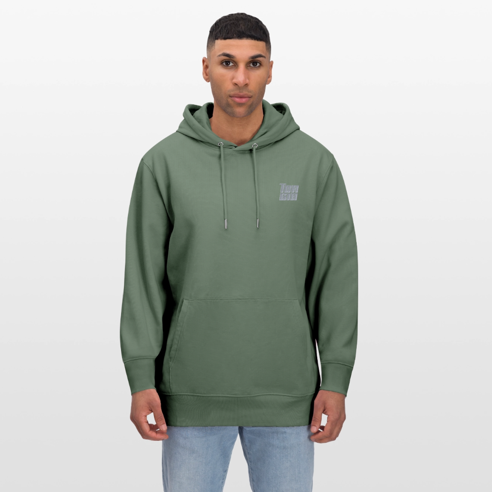 Hoodie CRUISER Unisex Organic - Lichen Green - cypress green